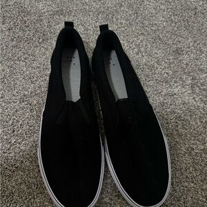 Black Slip-On Shoes